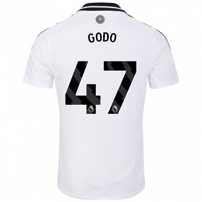 Niño Camiseta Martial Godo #47 Blanco 1ª Equipación 2024/25 La Camisa