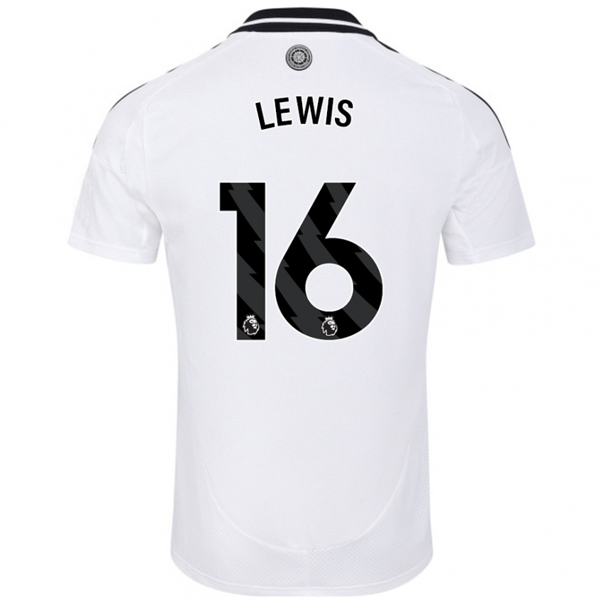 Niño Camiseta Milla Lewis #16 Blanco 1ª Equipación 2024/25 La Camisa