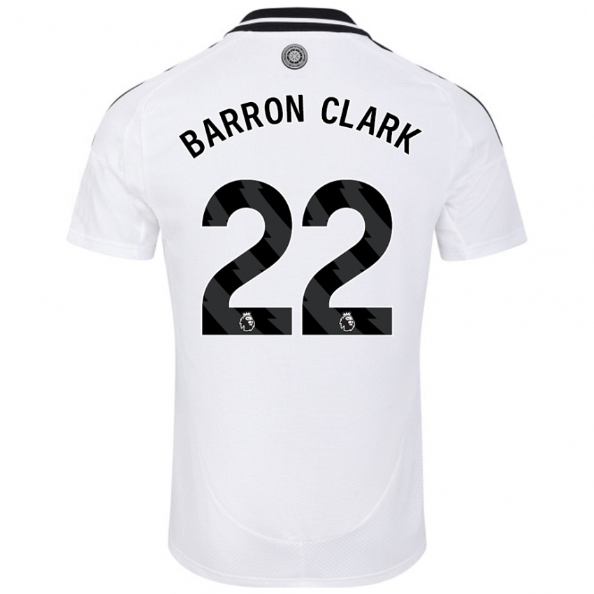 Niño Camiseta Betty Barron-Clark #22 Blanco 1ª Equipación 2024/25 La Camisa