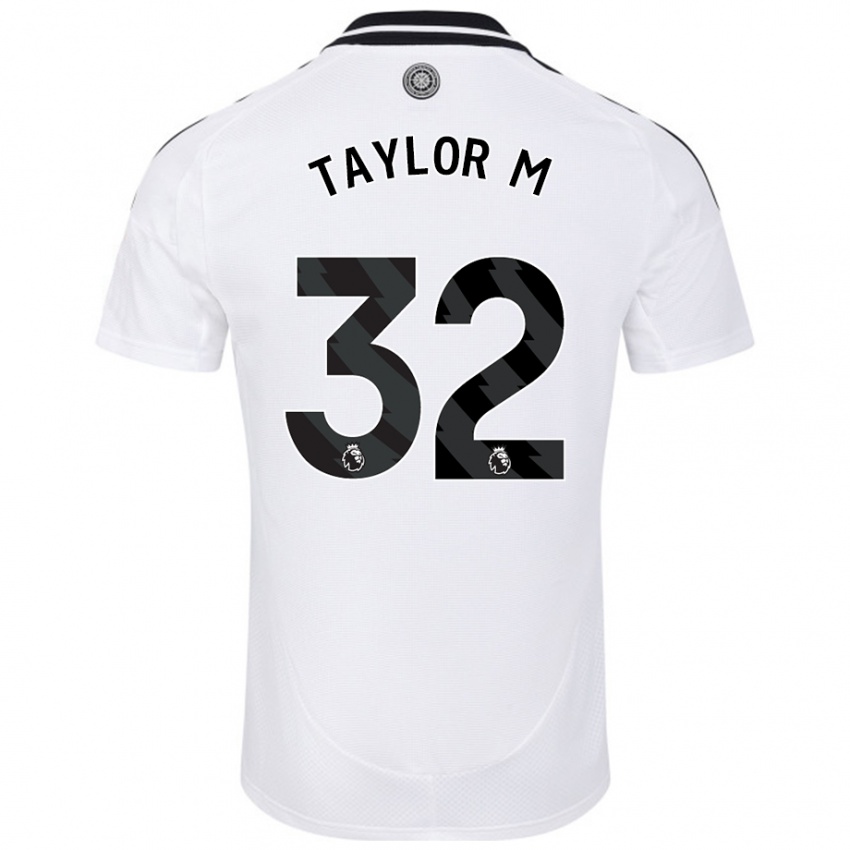 Niño Camiseta Belle Taylor-M #32 Blanco 1ª Equipación 2024/25 La Camisa