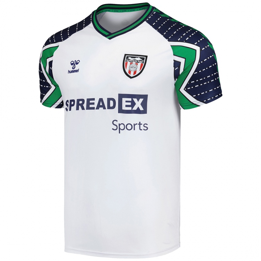 Niño Camiseta Oliver Bainbridge #0 Blanco 2ª Equipación 2024/25 La Camisa