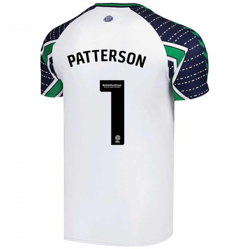 Niño Camiseta Anthony Patterson #1 Blanco 2ª Equipación 2024/25 La Camisa