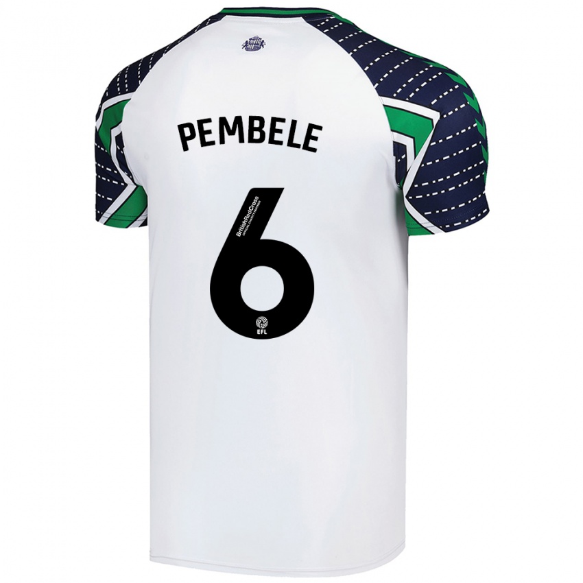 Niño Camiseta Timothée Pembélé #6 Blanco 2ª Equipación 2024/25 La Camisa