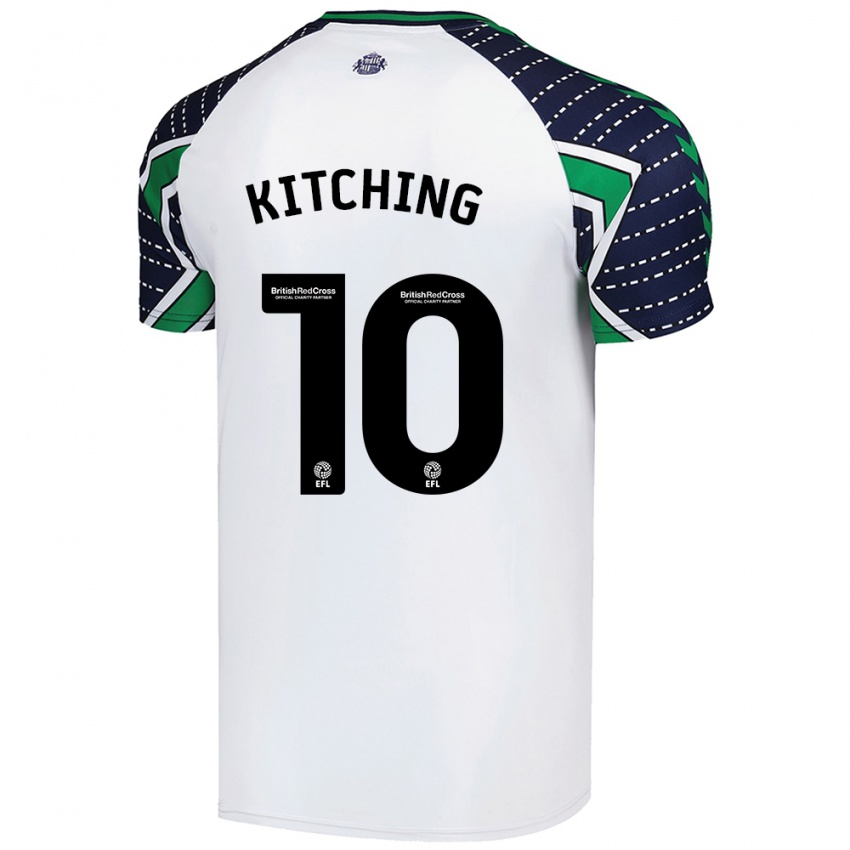 Niño Camiseta Katie Kitching #10 Blanco 2ª Equipación 2024/25 La Camisa