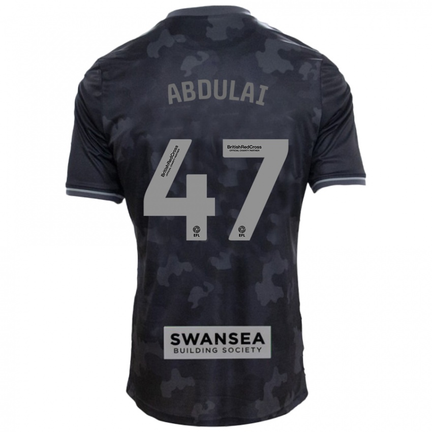 Niño Camiseta Azeem Abdulai #47 Negro 2ª Equipación 2024/25 La Camisa