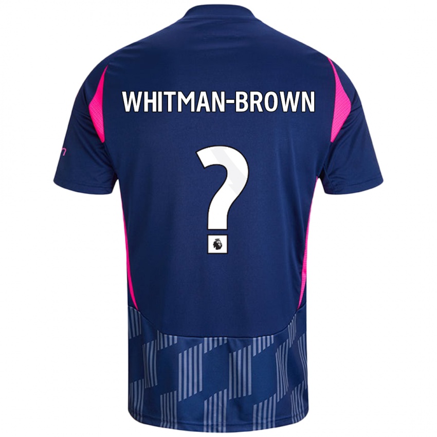 Niño Camiseta Chae Whitman-Brown #0 Azul Real Rosa 2ª Equipación 2024/25 La Camisa