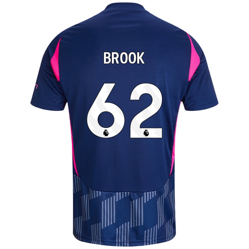 Niño Camiseta Will Brook #62 Azul Real Rosa 2ª Equipación 2024/25 La Camisa