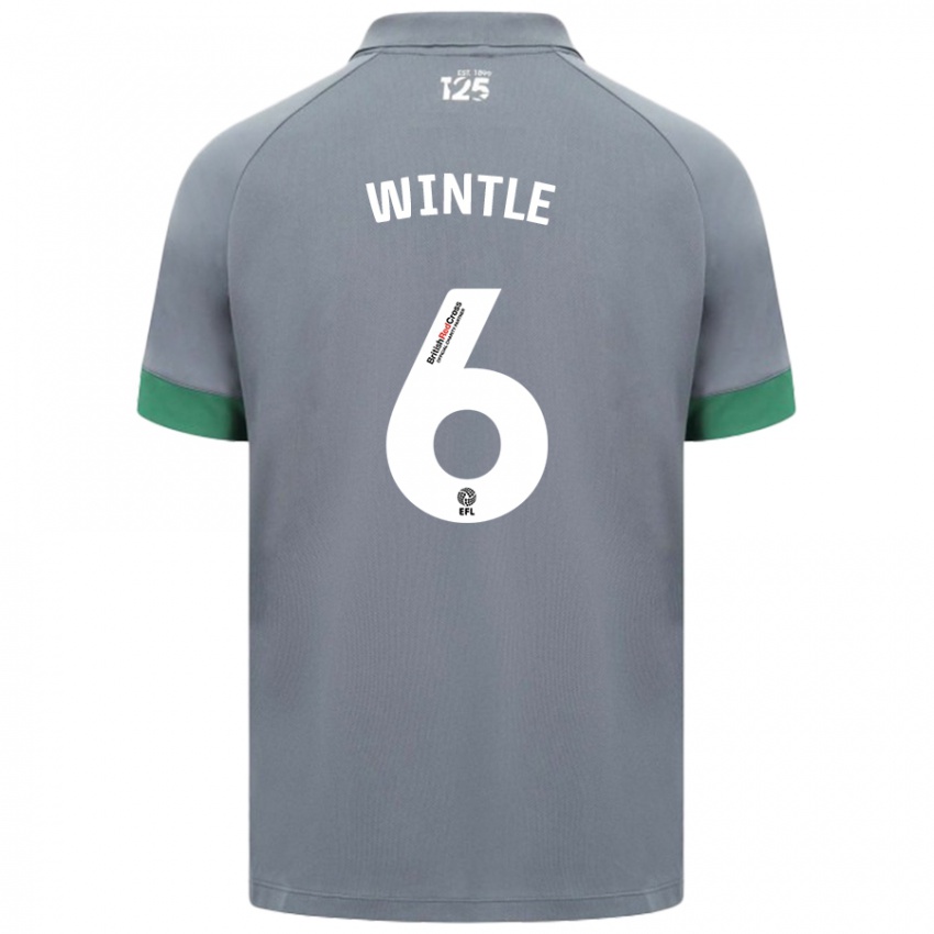 Niño Camiseta Ryan Wintle #6 Gris Oscuro 2ª Equipación 2024/25 La Camisa