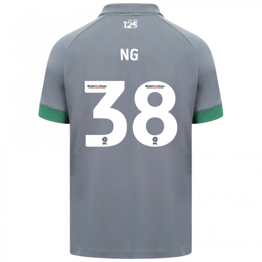 Niño Camiseta Perry Ng #38 Gris Oscuro 2ª Equipación 2024/25 La Camisa