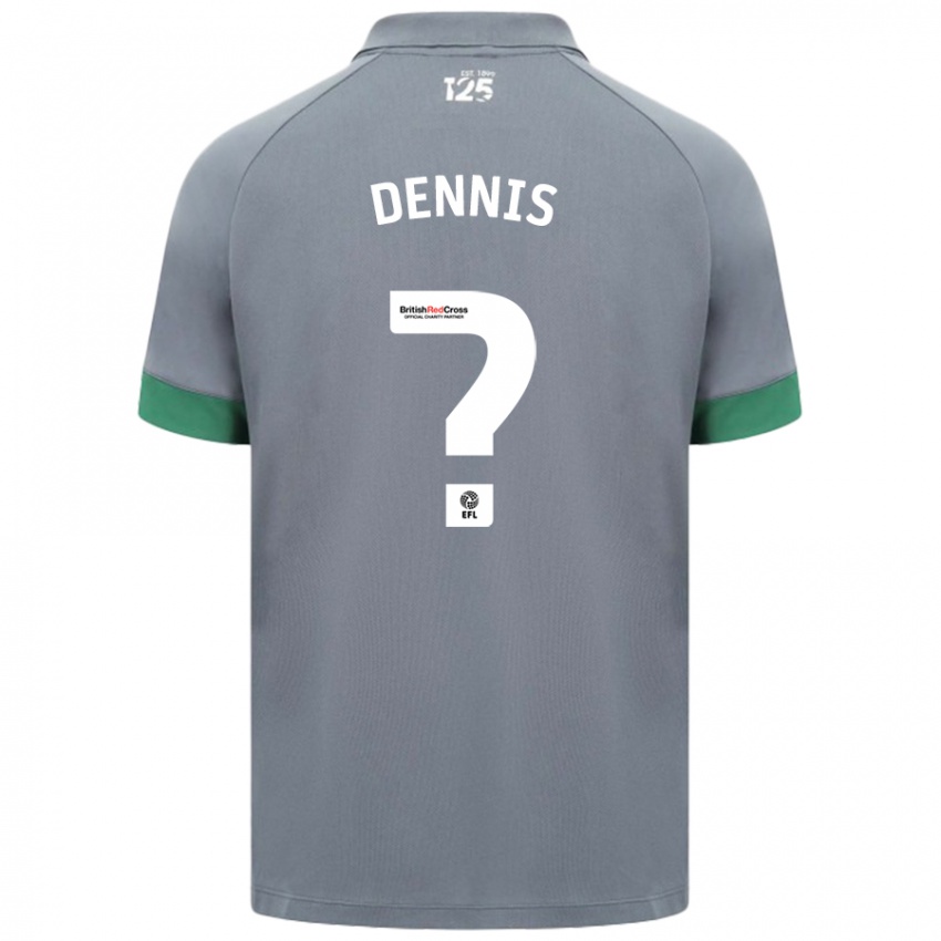 Niño Camiseta Jake Dennis #0 Gris Oscuro 2ª Equipación 2024/25 La Camisa