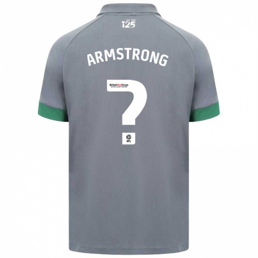 Niño Camiseta Luke Armstrong #0 Gris Oscuro 2ª Equipación 2024/25 La Camisa