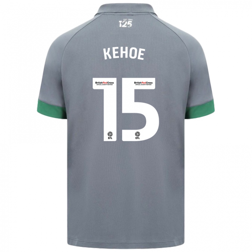 Niño Camiseta Molly Kehoe #15 Gris Oscuro 2ª Equipación 2024/25 La Camisa