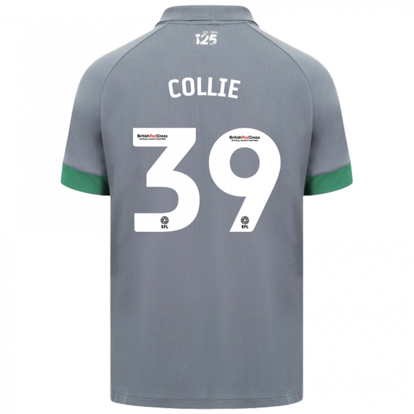 Niño Camiseta Eliza Collie #39 Gris Oscuro 2ª Equipación 2024/25 La Camisa