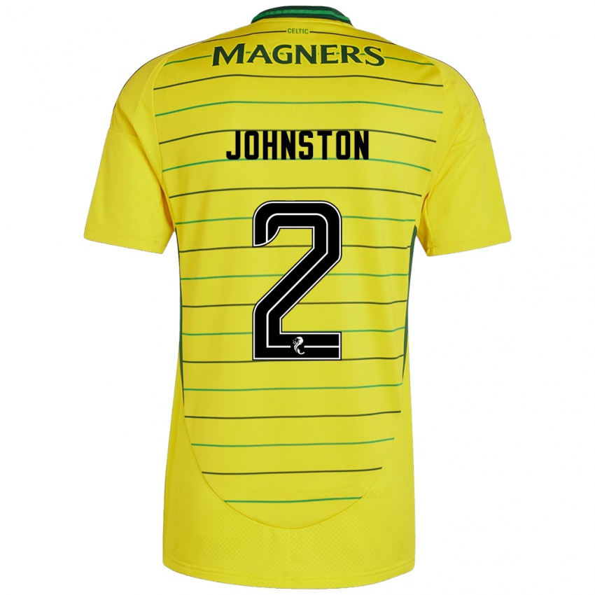 Niño Camiseta Alistair Johnston #2 Amarillo 2ª Equipación 2024/25 La Camisa