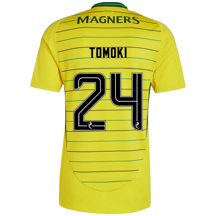 Niño Camiseta Tomoki Iwata #24 Amarillo 2ª Equipación 2024/25 La Camisa