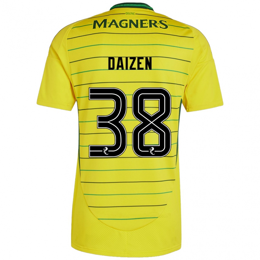 Niño Camiseta Daizen Maeda #38 Amarillo 2ª Equipación 2024/25 La Camisa