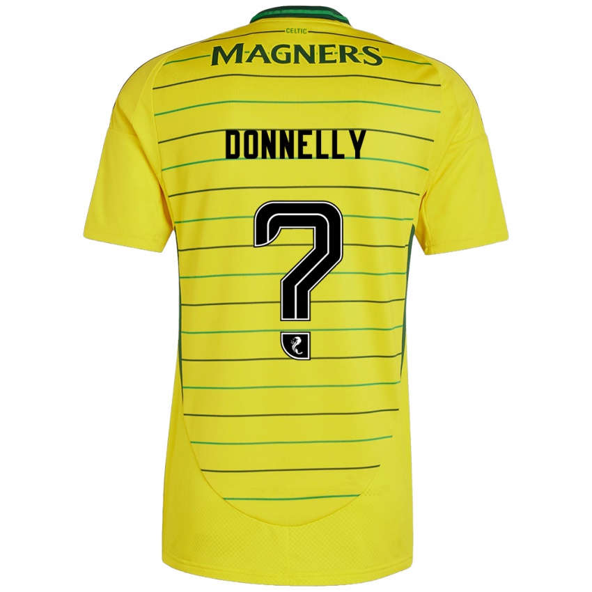 Niño Camiseta Jacob Donnelly #0 Amarillo 2ª Equipación 2024/25 La Camisa