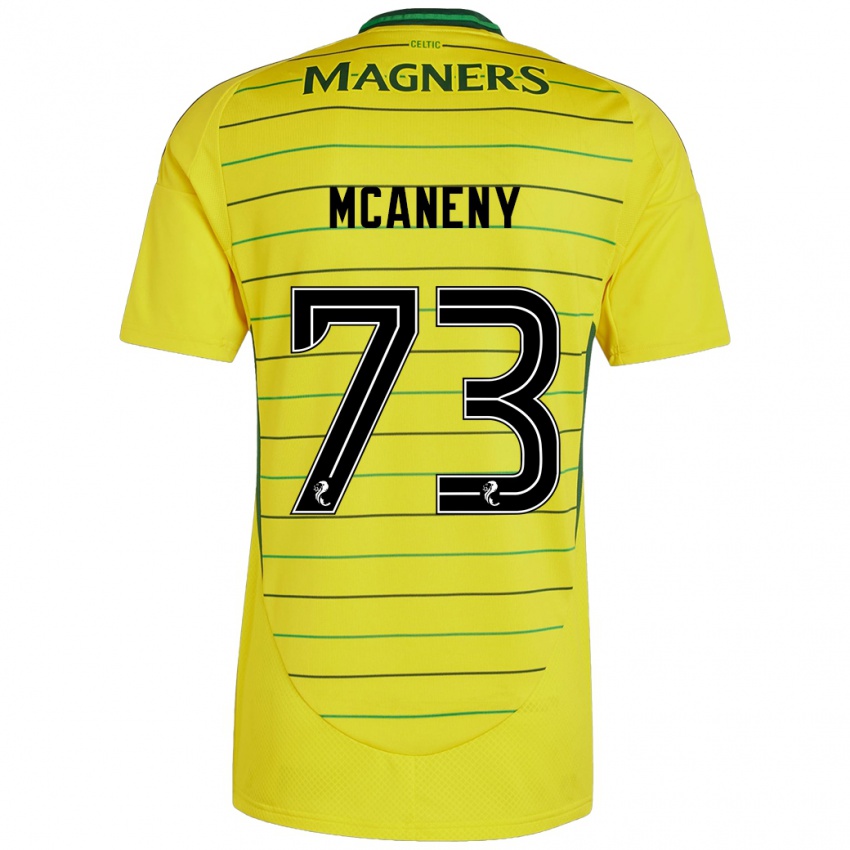 Niño Camiseta Maria Mcaneny #73 Amarillo 2ª Equipación 2024/25 La Camisa