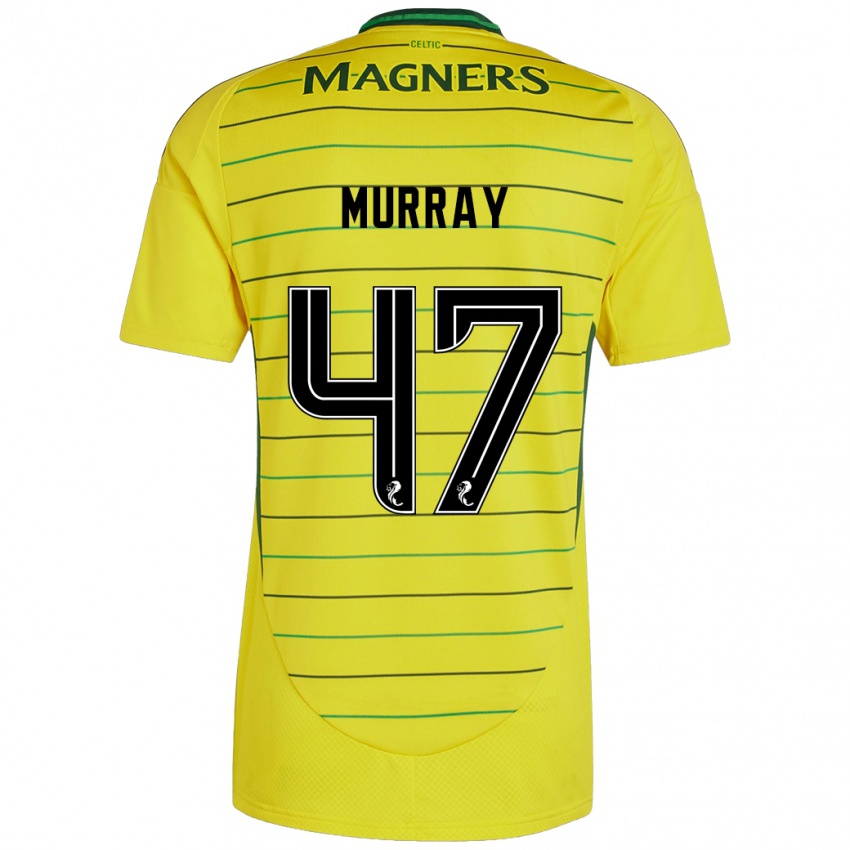 Niño Camiseta Dane Murray #47 Amarillo 2ª Equipación 2024/25 La Camisa