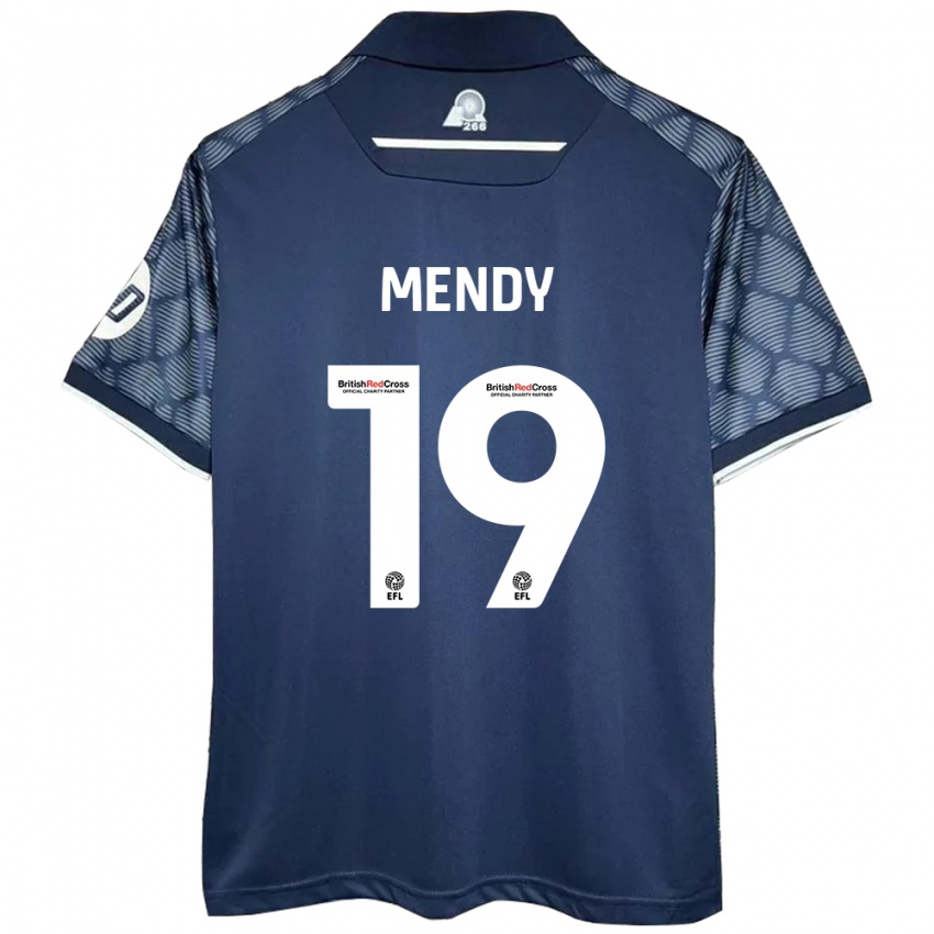 Niño Camiseta Jacob Mendy #19 Negro 2ª Equipación 2024/25 La Camisa