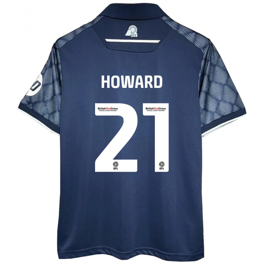 Niño Camiseta Mark Howard #21 Negro 2ª Equipación 2024/25 La Camisa