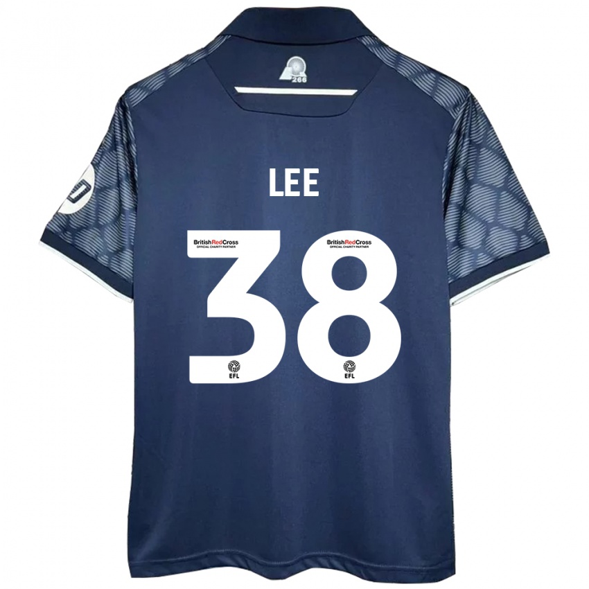 Niño Camiseta Elliot Lee #38 Negro 2ª Equipación 2024/25 La Camisa