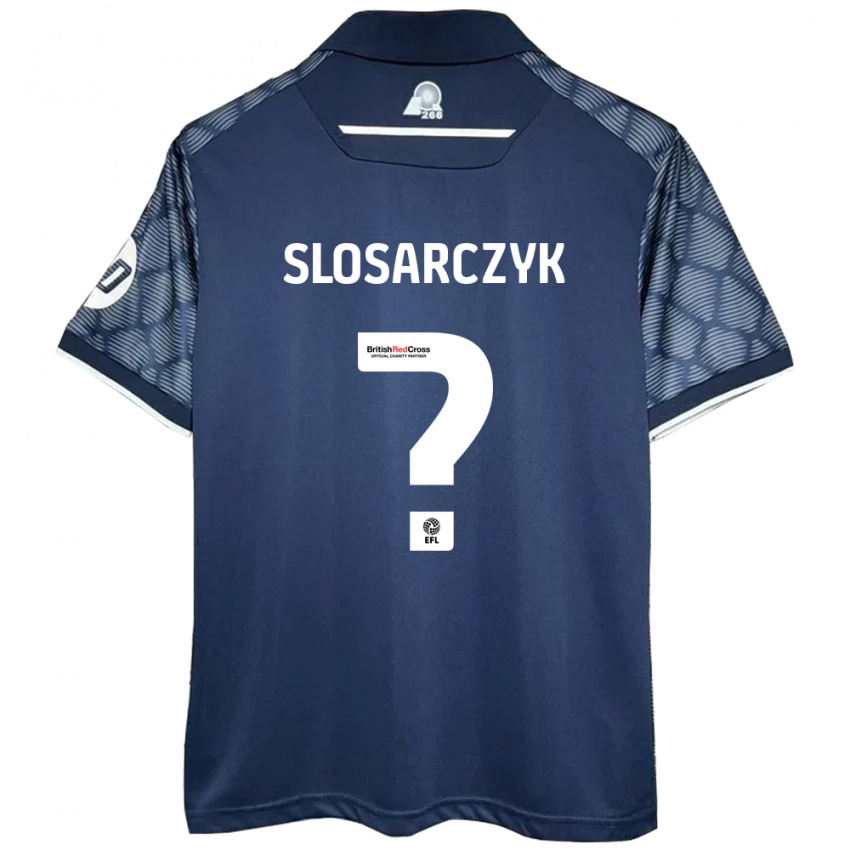 Niño Camiseta Nikolas Slosarczyk #0 Negro 2ª Equipación 2024/25 La Camisa