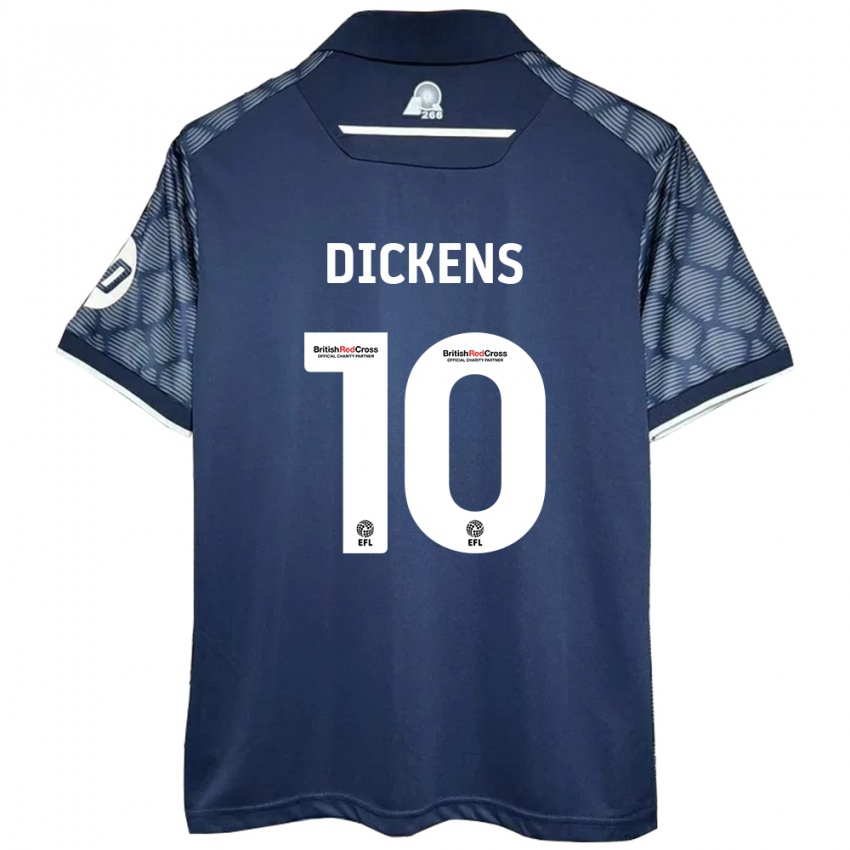 Niño Camiseta Tj Dickens #10 Negro 2ª Equipación 2024/25 La Camisa