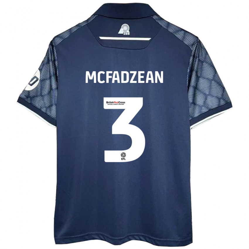 Niño Camiseta Callum Mcfadzean #3 Negro 2ª Equipación 2024/25 La Camisa