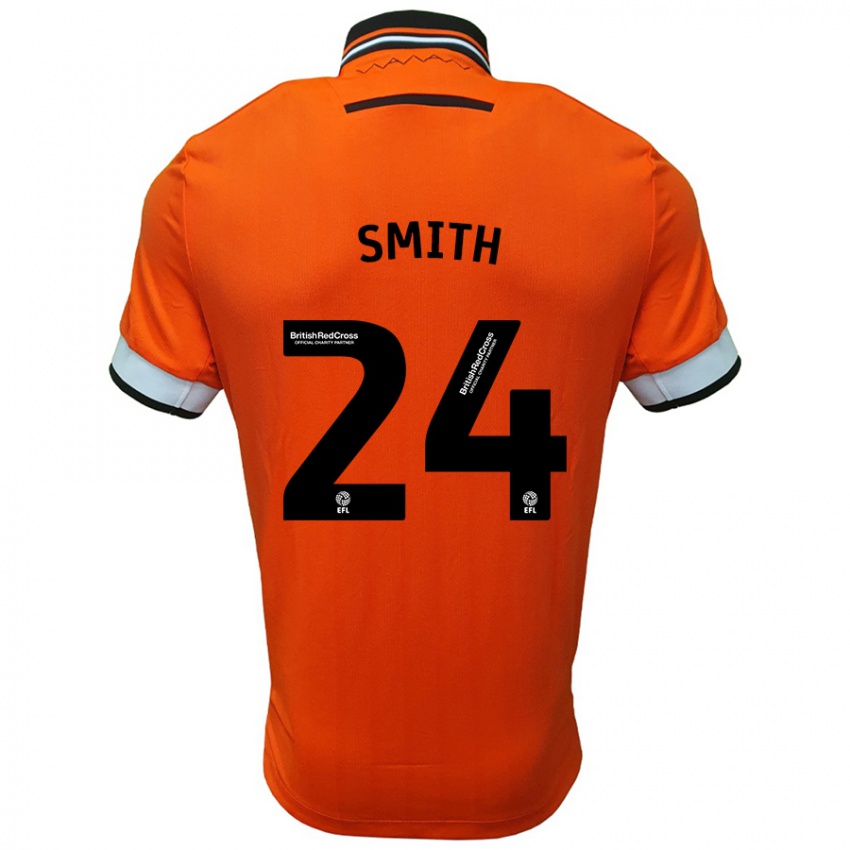 Niño Camiseta Michael Smith #24 Naranja Blanco 2ª Equipación 2024/25 La Camisa