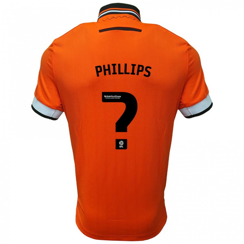 Niño Camiseta Jack Phillips #0 Naranja Blanco 2ª Equipación 2024/25 La Camisa