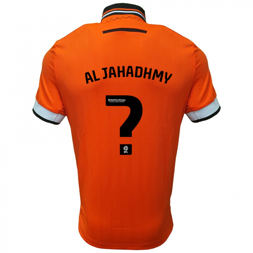 Niño Camiseta Murtadha Al-Jahadhmy #0 Naranja Blanco 2ª Equipación 2024/25 La Camisa