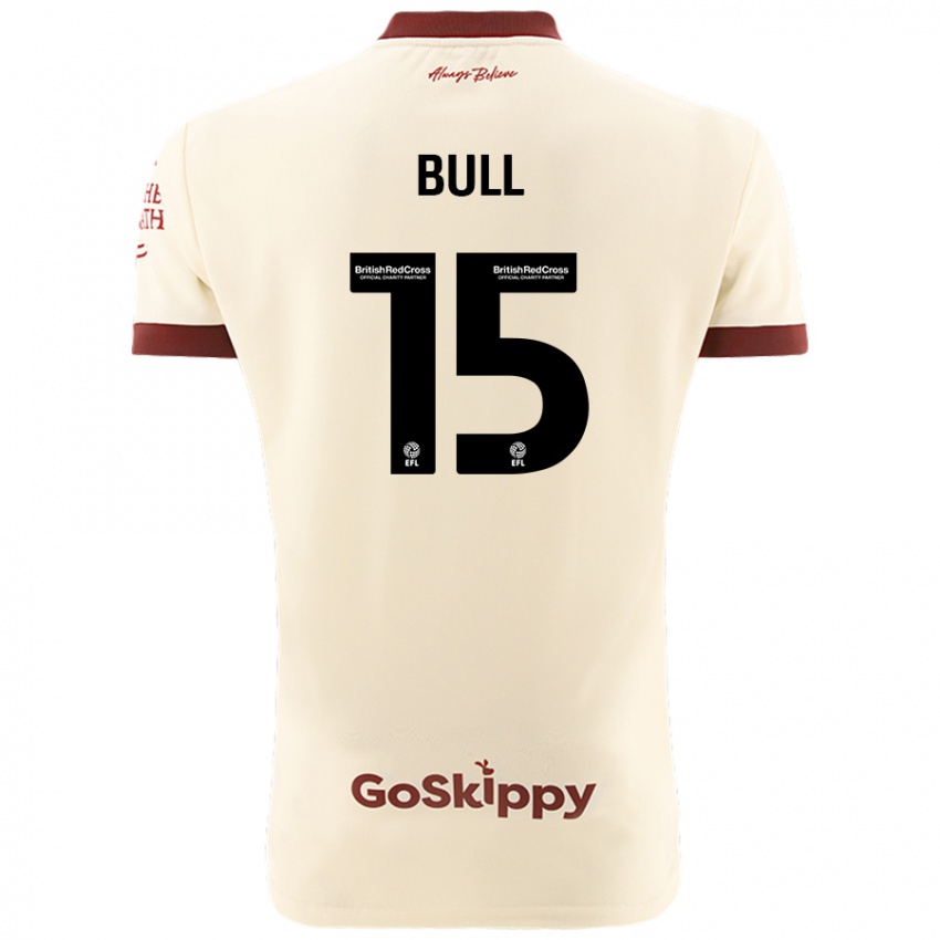 Niño Camiseta Jasmine Bull #15 Crema Blanco 2ª Equipación 2024/25 La Camisa