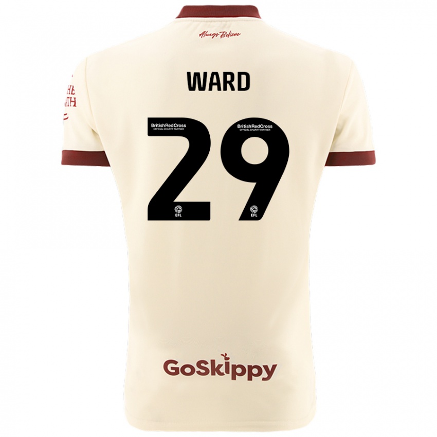 Niño Camiseta Mari Ward #29 Crema Blanco 2ª Equipación 2024/25 La Camisa