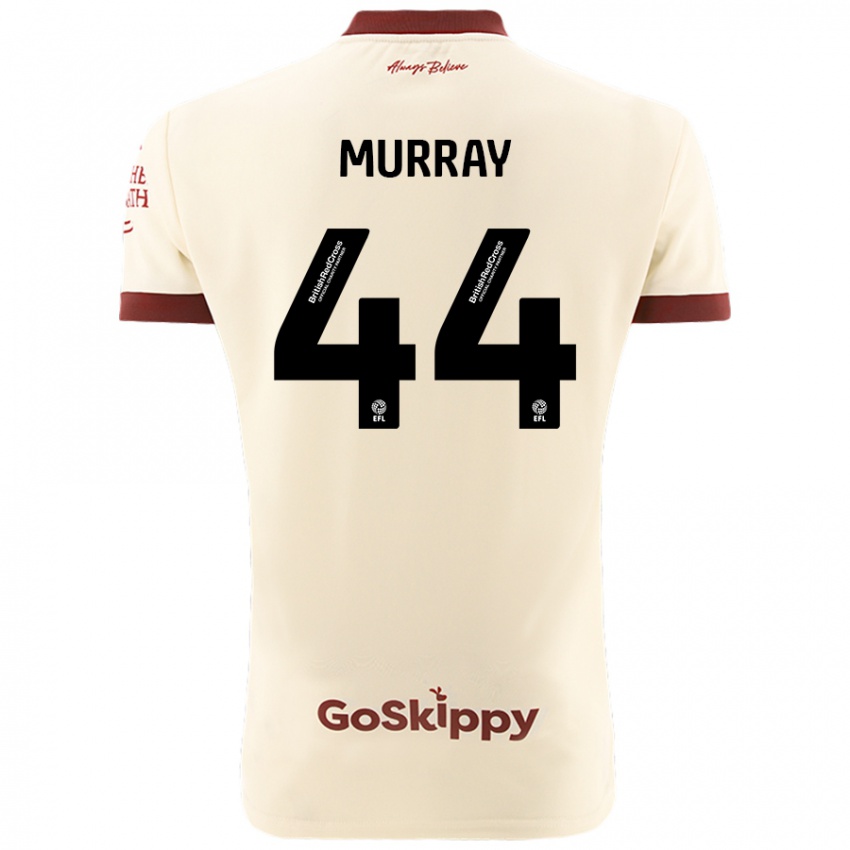 Niño Camiseta Satara Murray #44 Crema Blanco 2ª Equipación 2024/25 La Camisa