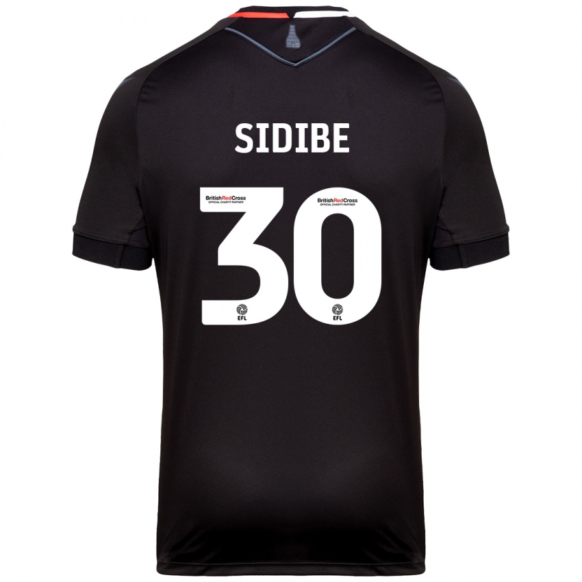 Niño Camiseta Souleymane Sidibe #30 Negro 2ª Equipación 2024/25 La Camisa