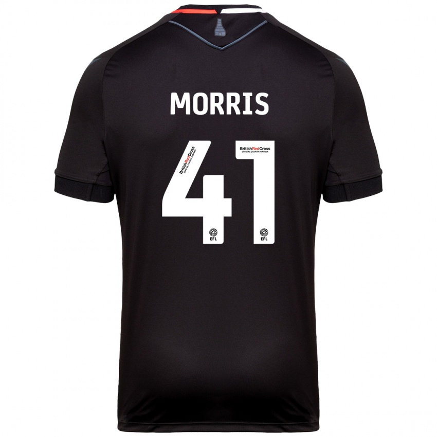 Niño Camiseta Scott Morris #41 Negro 2ª Equipación 2024/25 La Camisa