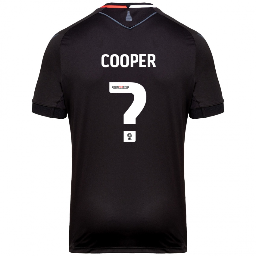 Niño Camiseta Noah Cooper #0 Negro 2ª Equipación 2024/25 La Camisa