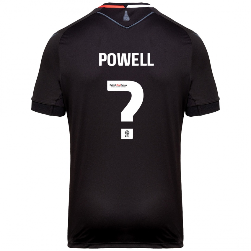 Niño Camiseta Owen Powell #0 Negro 2ª Equipación 2024/25 La Camisa