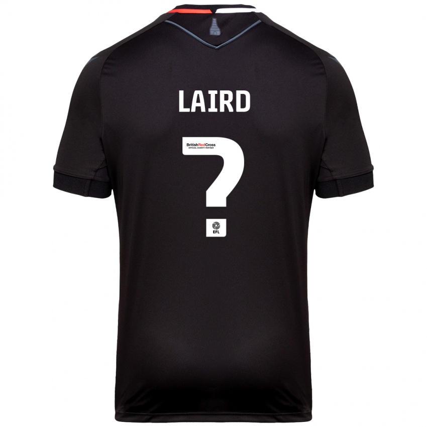 Niño Camiseta Logan Laird #0 Negro 2ª Equipación 2024/25 La Camisa