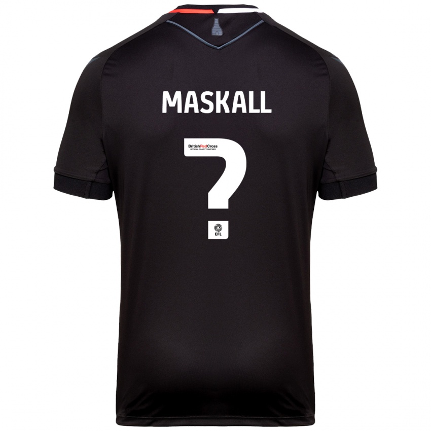 Niño Camiseta Josh Maskall #0 Negro 2ª Equipación 2024/25 La Camisa