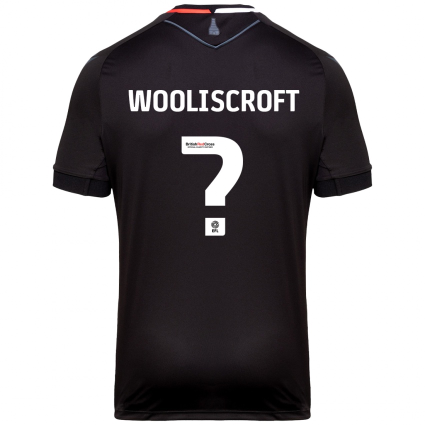 Niño Camiseta Morgan Wooliscroft #0 Negro 2ª Equipación 2024/25 La Camisa