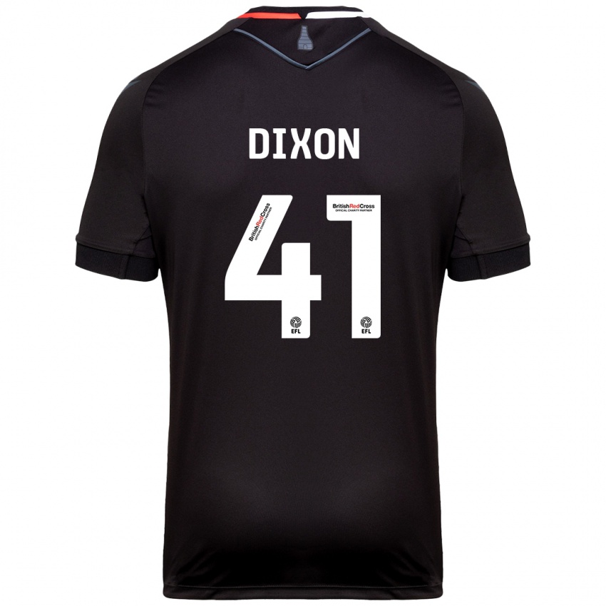 Niño Camiseta Jaden Dixon #41 Negro 2ª Equipación 2024/25 La Camisa