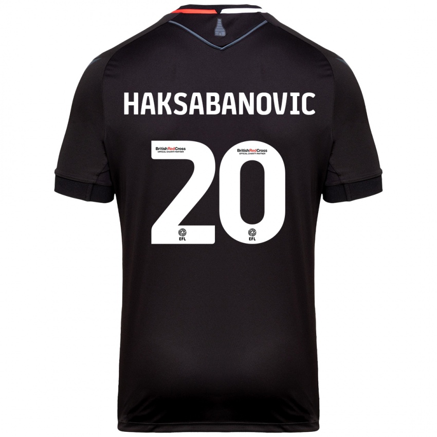 Niño Camiseta Sead Hakšabanović #20 Negro 2ª Equipación 2024/25 La Camisa