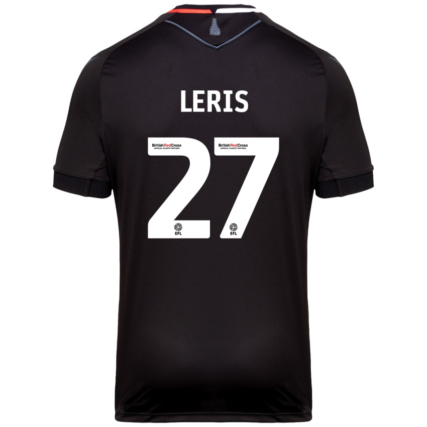 Niño Camiseta Mehdi Léris #27 Negro 2ª Equipación 2024/25 La Camisa