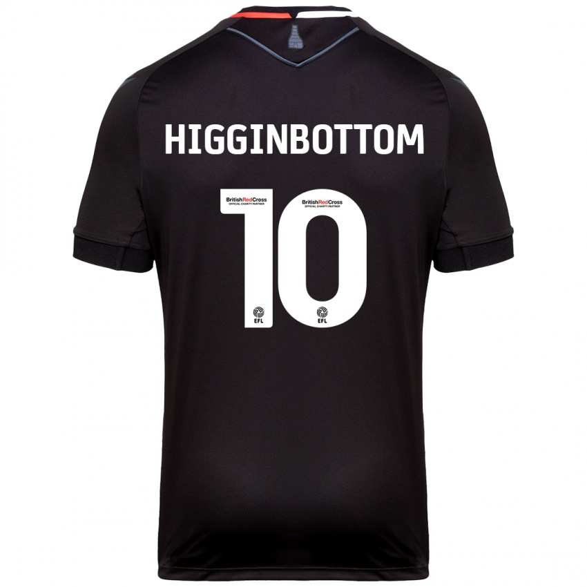 Niño Camiseta Alice Higginbottom #10 Negro 2ª Equipación 2024/25 La Camisa