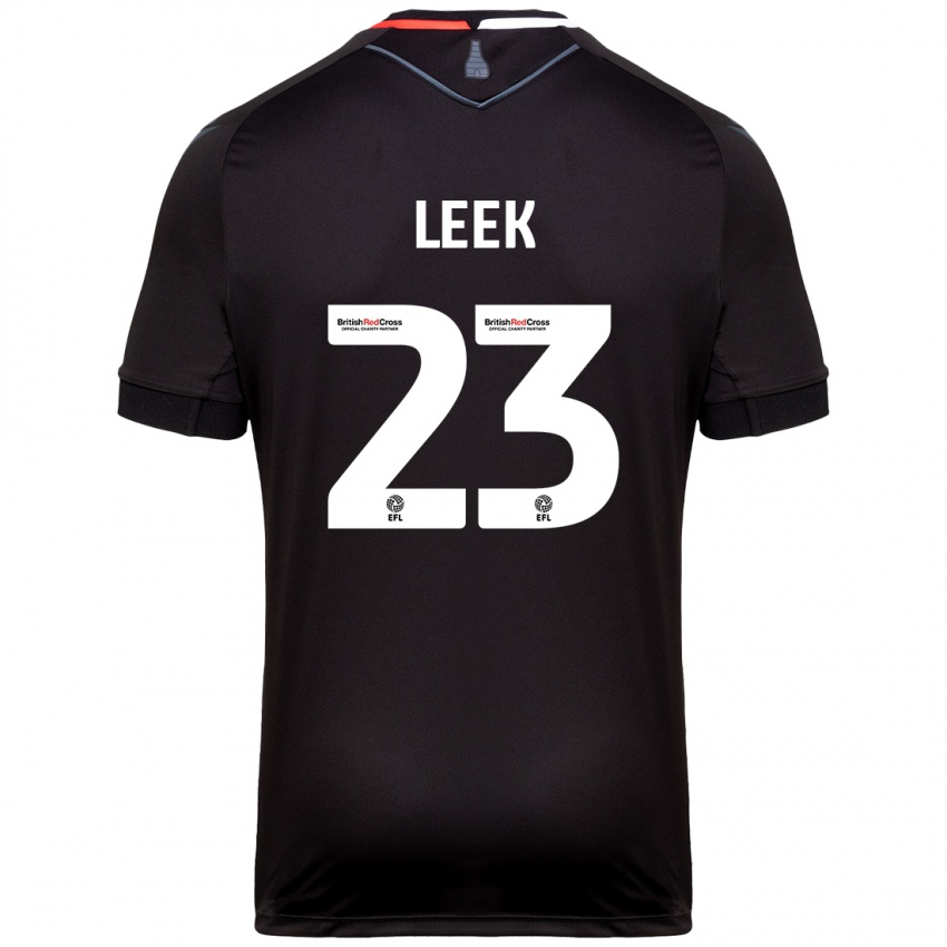 Niño Camiseta Ellie Leek #23 Negro 2ª Equipación 2024/25 La Camisa