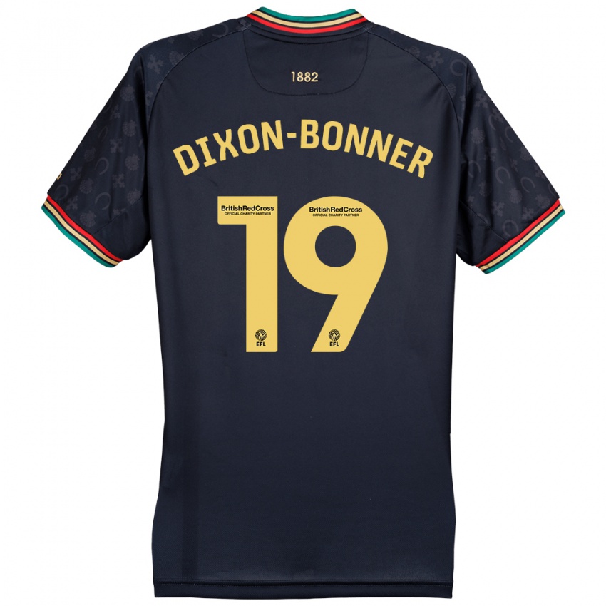 Niño Camiseta Elijah Dixon-Bonner #19 Azul Marino Oscuro 2ª Equipación 2024/25 La Camisa