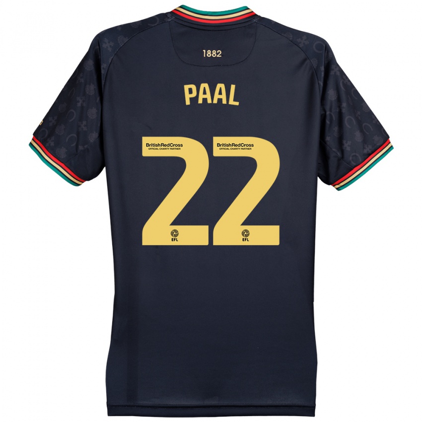 Niño Camiseta Kenneth Paal #22 Azul Marino Oscuro 2ª Equipación 2024/25 La Camisa