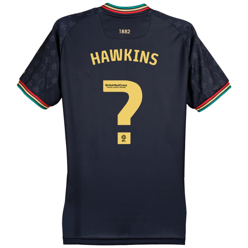 Niño Camiseta Henry Hawkins #0 Azul Marino Oscuro 2ª Equipación 2024/25 La Camisa